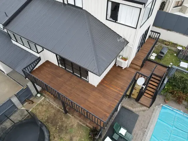 Deck staining and restoration