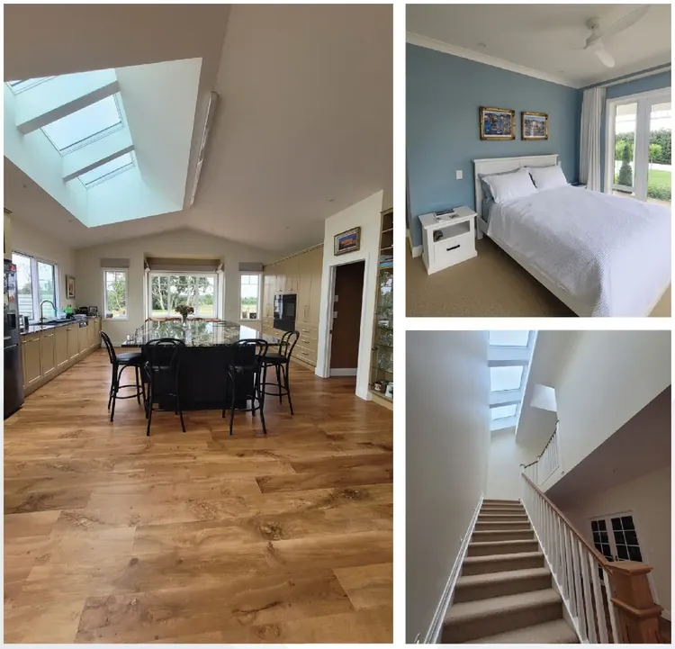 Professional interior painting - kitchen and living areas