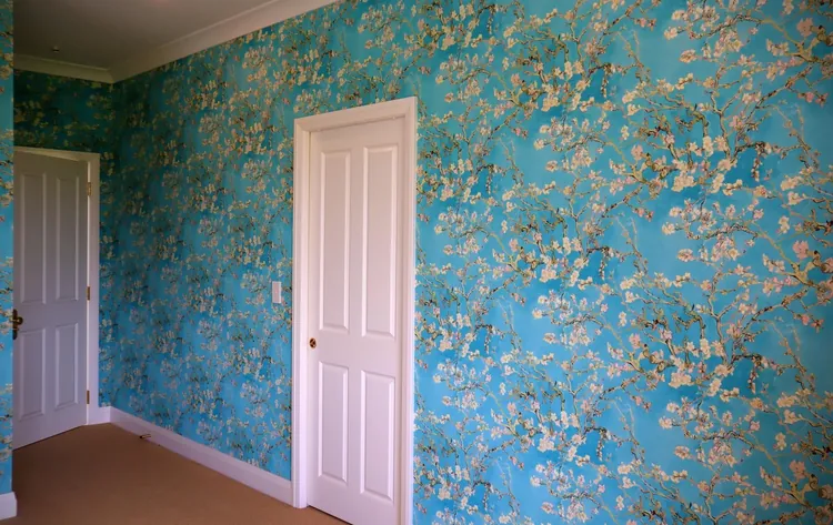 Wallpaper installation - designer wallcoverings